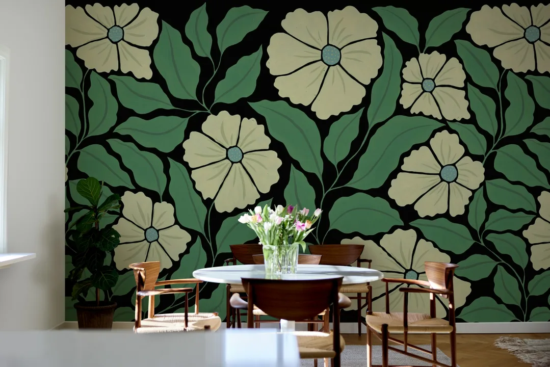 Épanouissez-vous en Audace: Délice Floral Abstrait