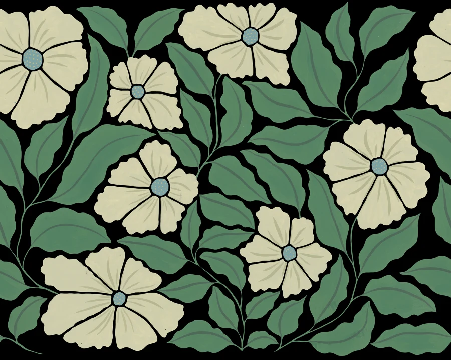 Blomstra i Dristighet: Abstrakt Blomsterfägring