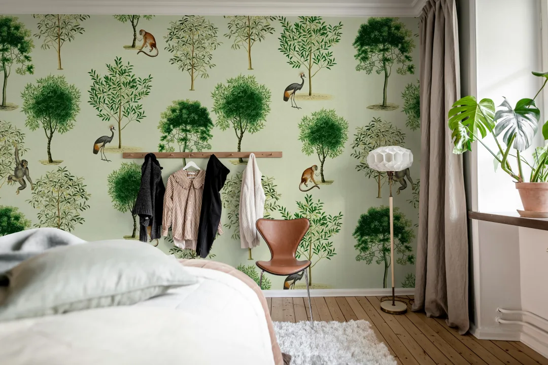 Wild Serenity: Apinat ja puut taustakuva