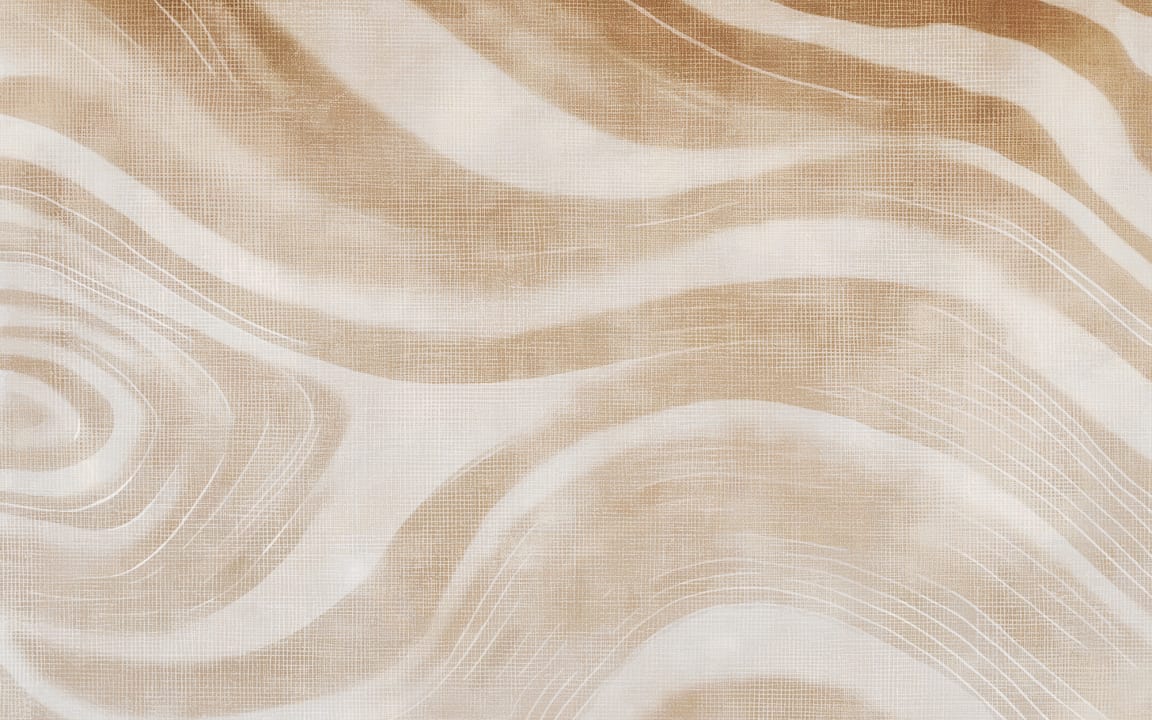 Olas marinas serenas en beige
