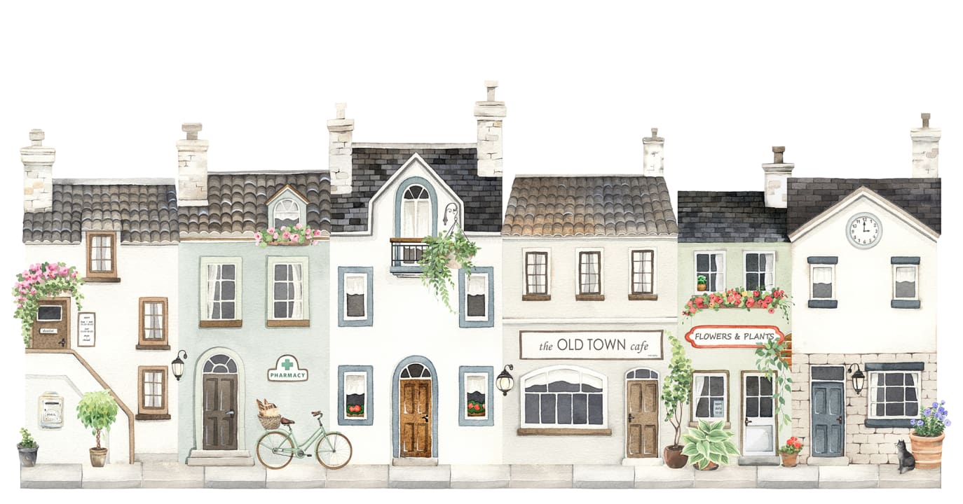 Charming Cobblestone Lane Delight