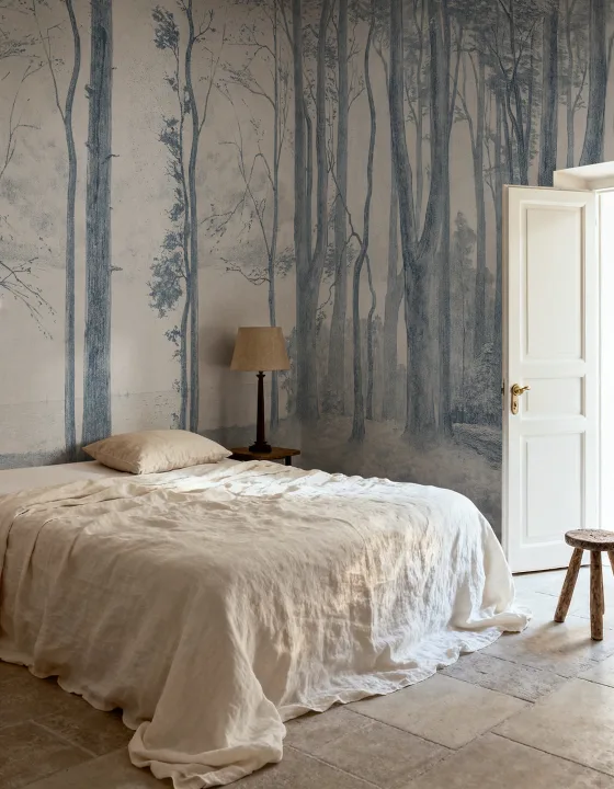 Embrassez la Sérénité de Blue Woodland