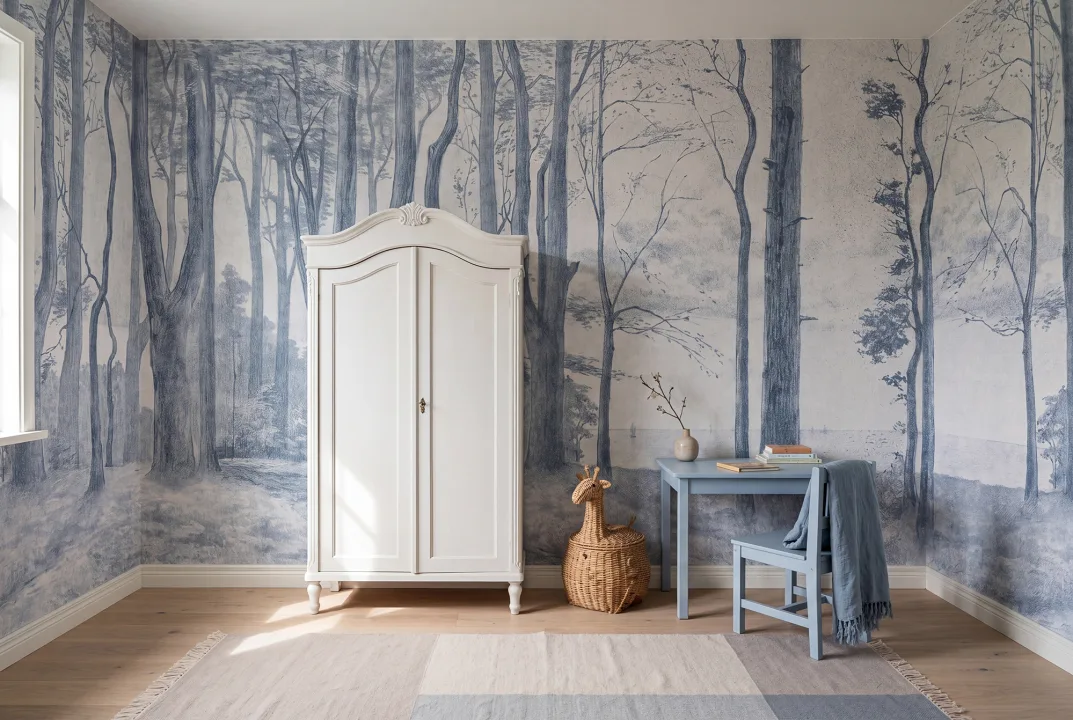 Embrace the Serenity of Blue Woodland