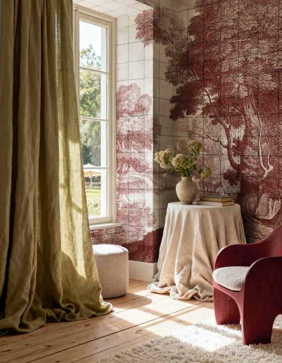 Timeless Elegance with Porcelain Landscape