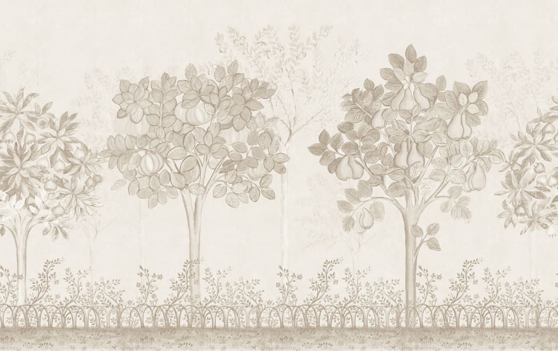 Fantaisie d'un jardin serein