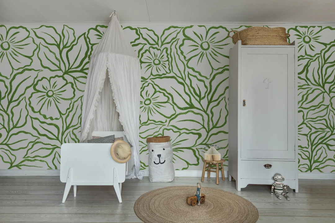 Embrace Nature with Green Ink Flowers