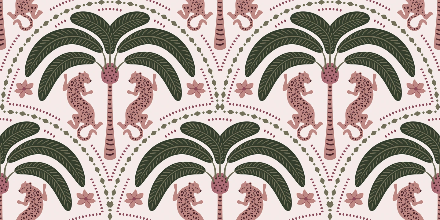 Libérez la nature avec Jungle Rhythm en rose