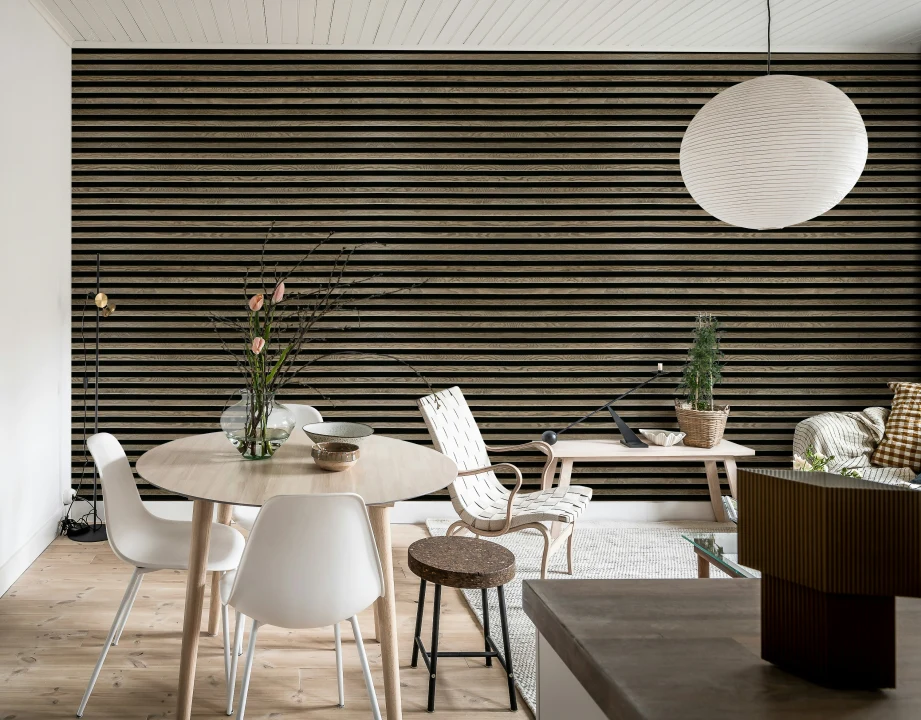 Claim Your Space: Horizontal Oak Elegance