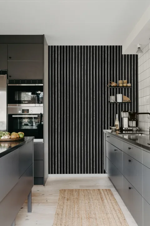 Claim Your Space with Rib Wood Stripes