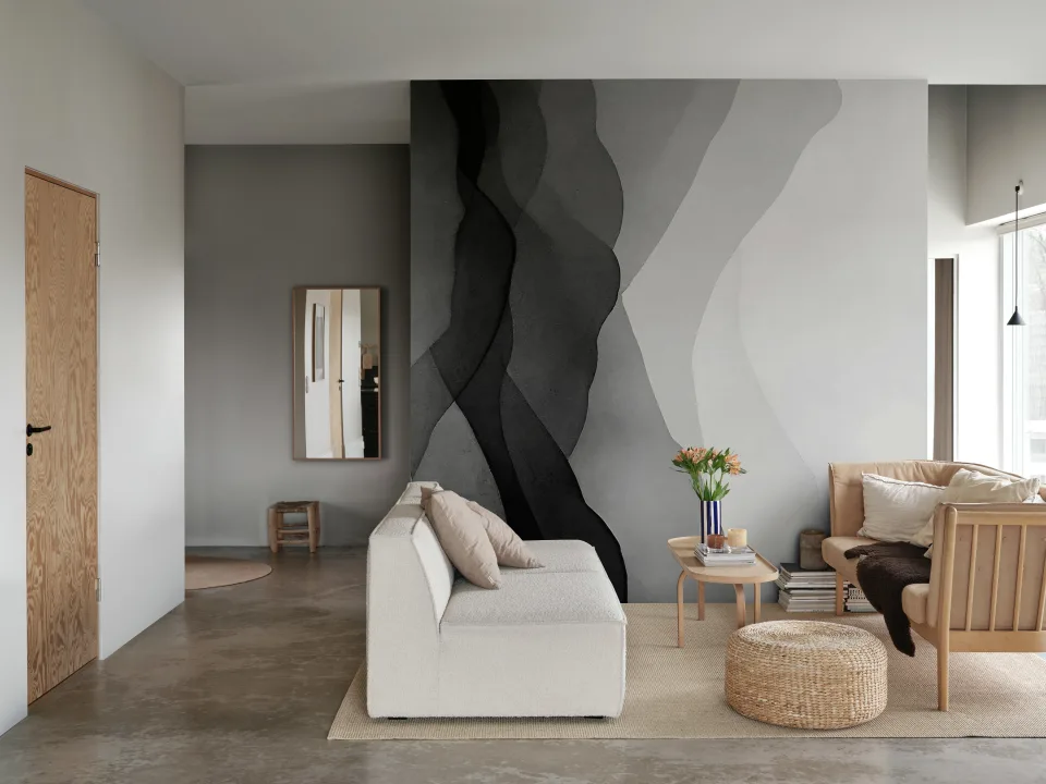 Elegância com Gradiente Cinza