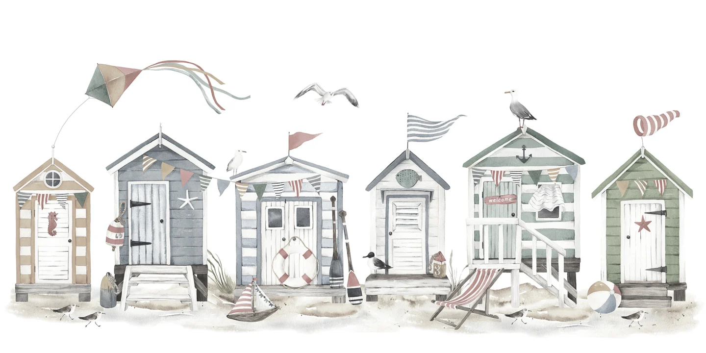 Charming Beach Retreats for Your Walls