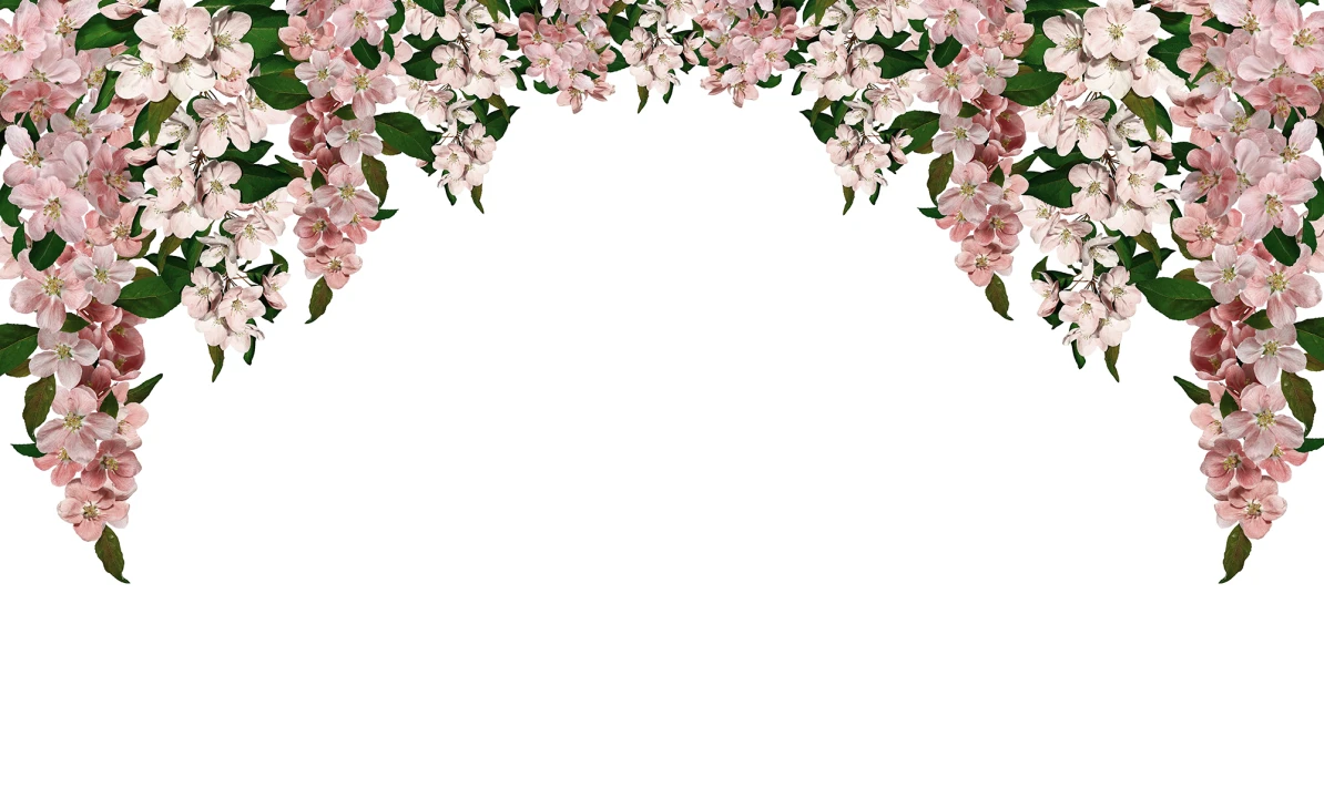 Bloom Garland, Soft Pink