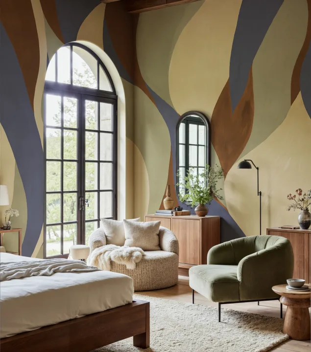 Prigrlite protok s Velvet Flames. Rebel Walls nude priliku da zauzmete svoj prostor s stilom i odvažnošću.