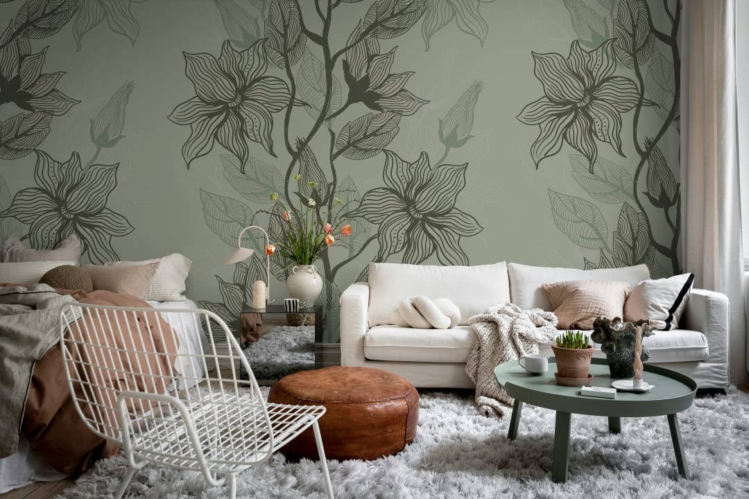 Omfavn eleganse med gigantisk flora sjarm