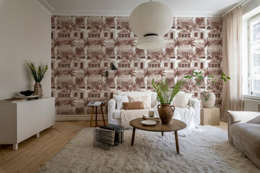 Burgundy Bliss med Tropisk Charm