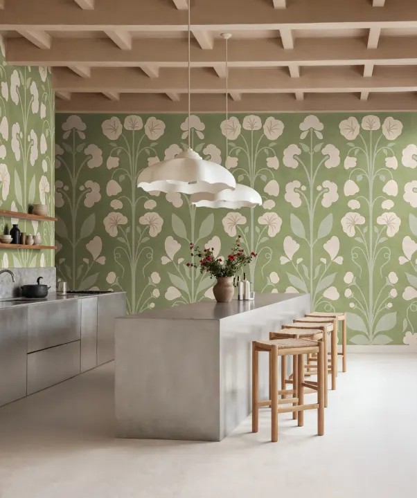 Folk Flower Elegance | Rebel Walls