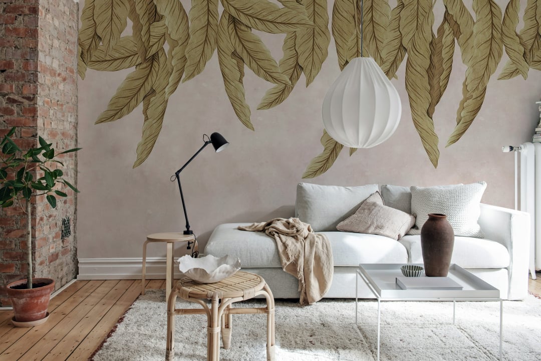 Embrace Tranquil Tones with Hanging Palms