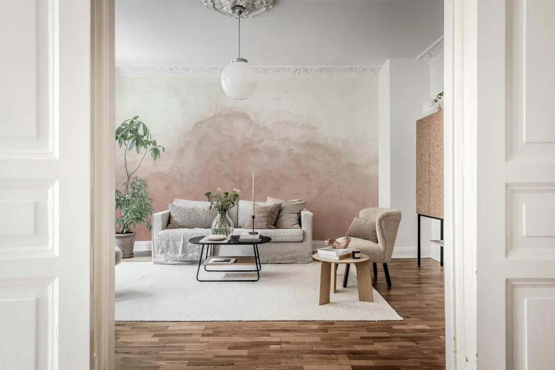 Embrace the Serenity of Blushing Watercolors