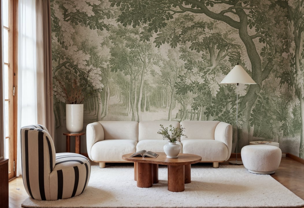 Engraved Forest Serenity