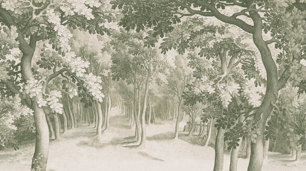 Engraved Forest Serenity