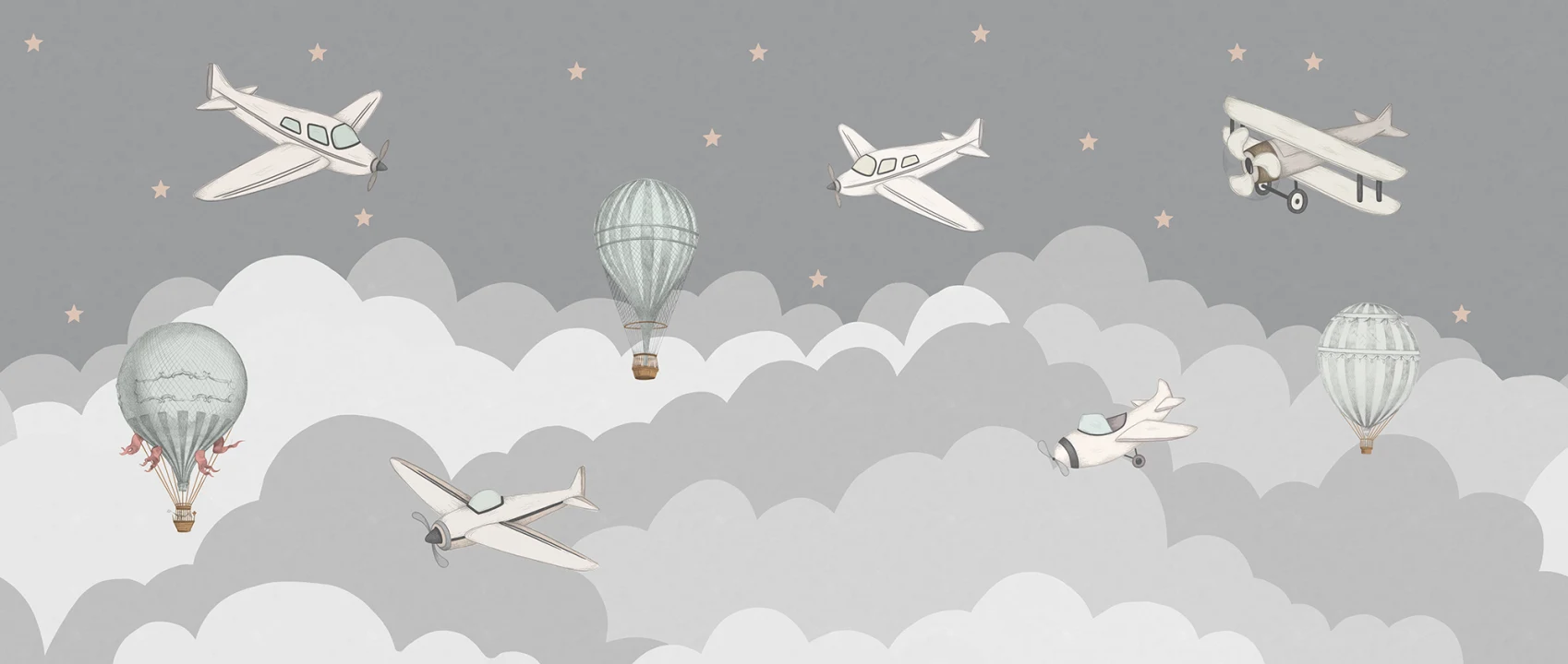 Dreamy Skies and Playful Rides