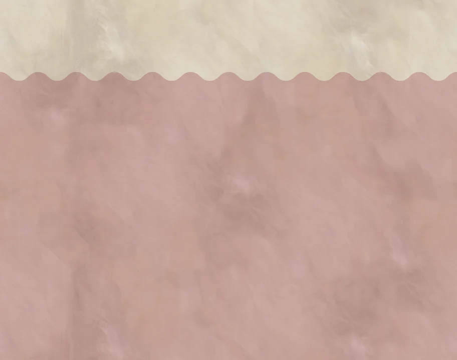 Bordure Vague Chic en Rose Doux