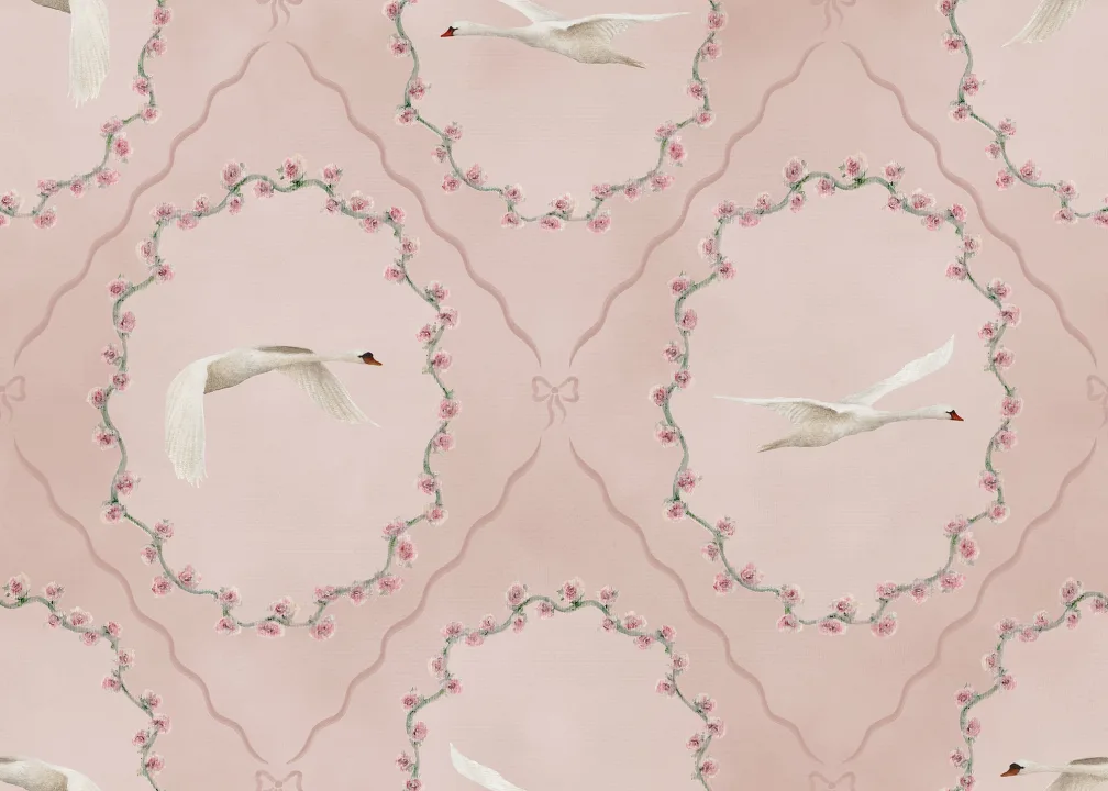 Charming Swans u rumenoj eleganciji