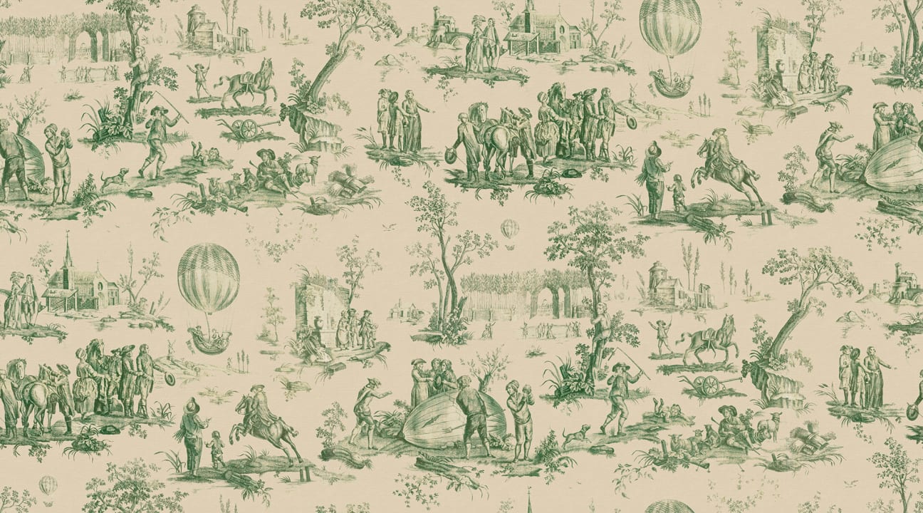 Timeless Heritage Toile en vert