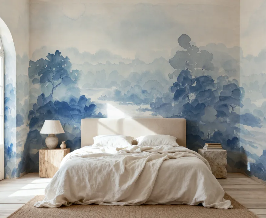 Omarm de Rust van Aquarelle Blues