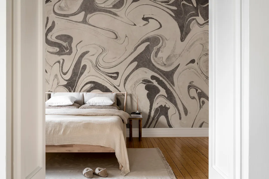Vintage Marbling, Black