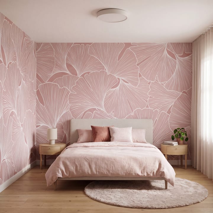 Ginkgo Lines, Pink