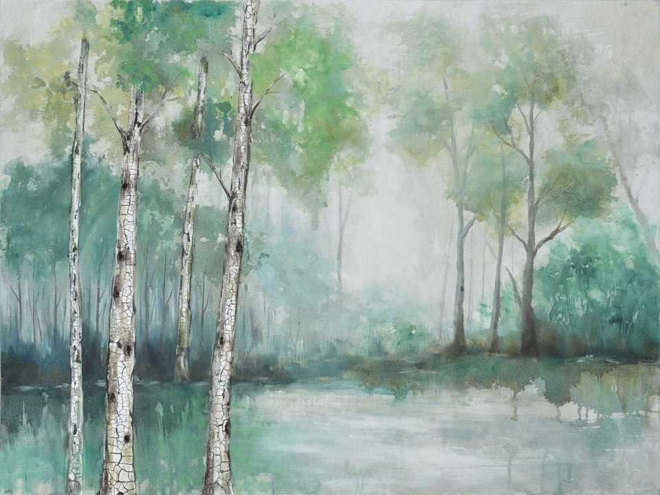 Omaksu tyyneys Birch View -tapetin kanssa