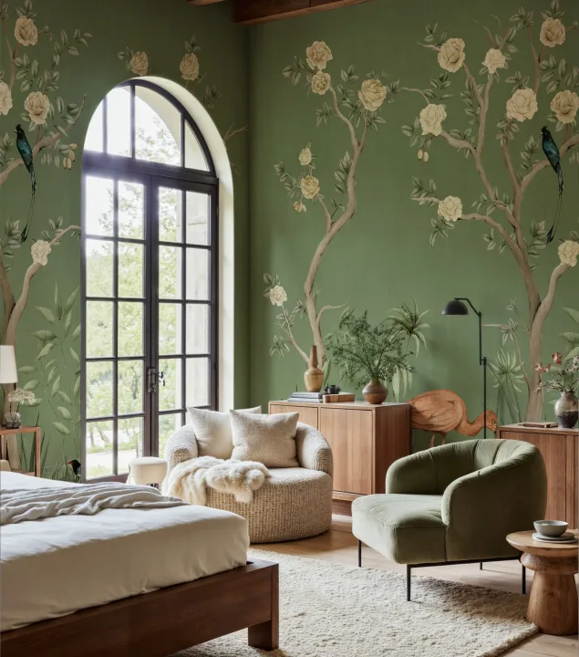 Birdsong Garden, Dark Green