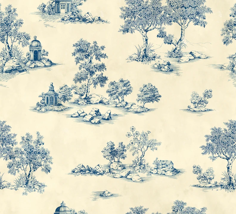 Heirloom Toile, Blue