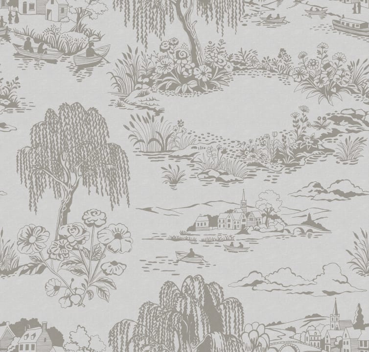 Little Village Toile, Beige