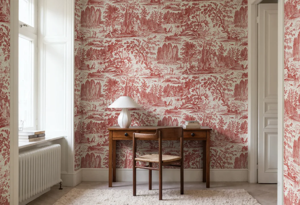 Verdant Toile, Red