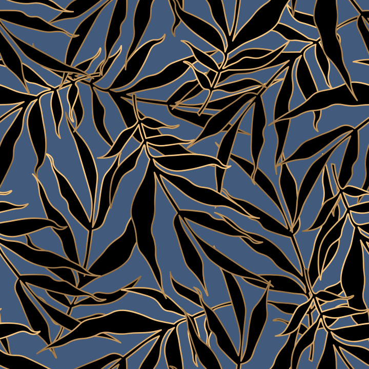 Embrace Nature with Bold Blue Leaves