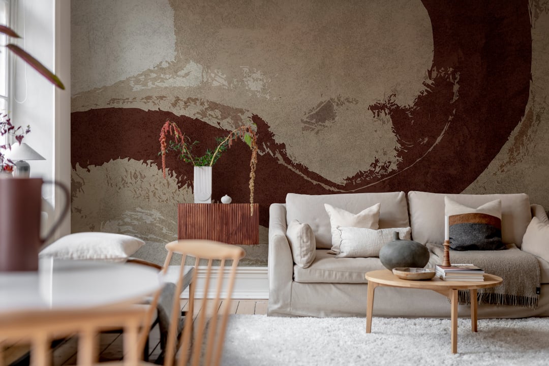 Bold Shapes, Burgundy