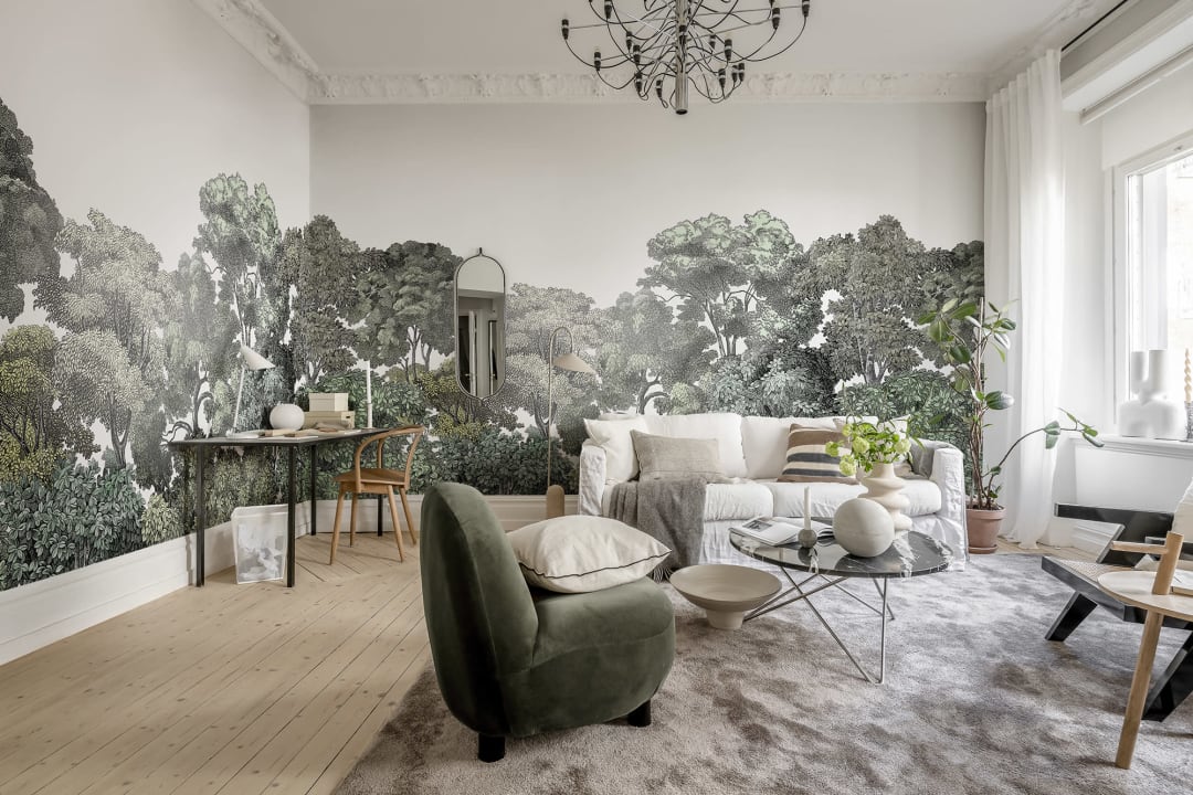 Beautiful Wallpaper Living Room
