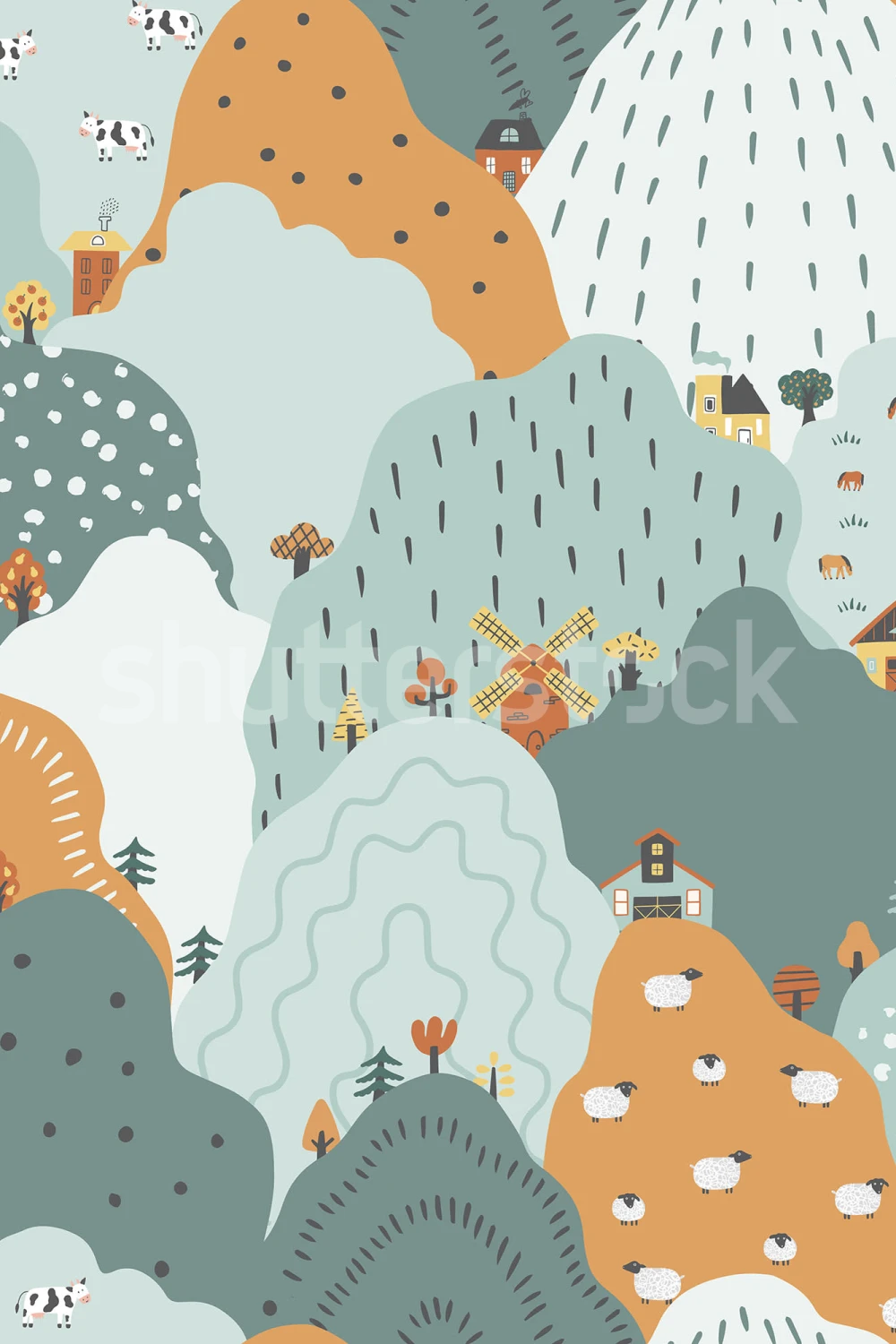 Des collines pleines de vie