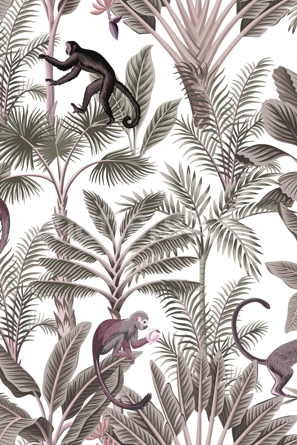 Exotische rode jungle