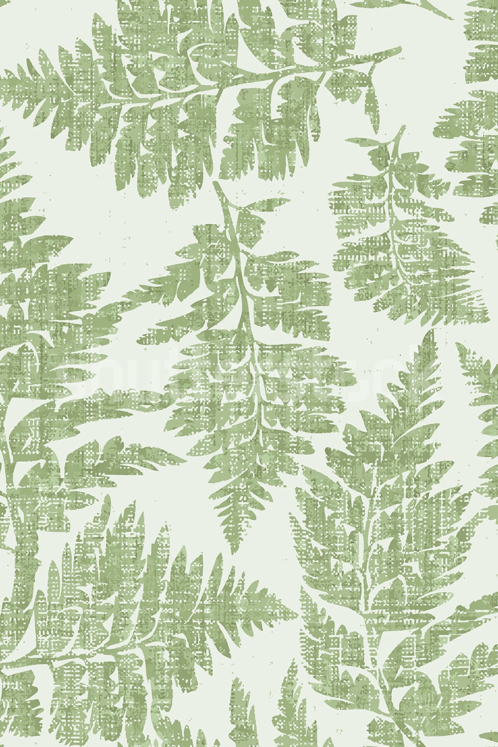 Embrace Nature with Our Green Fern Print