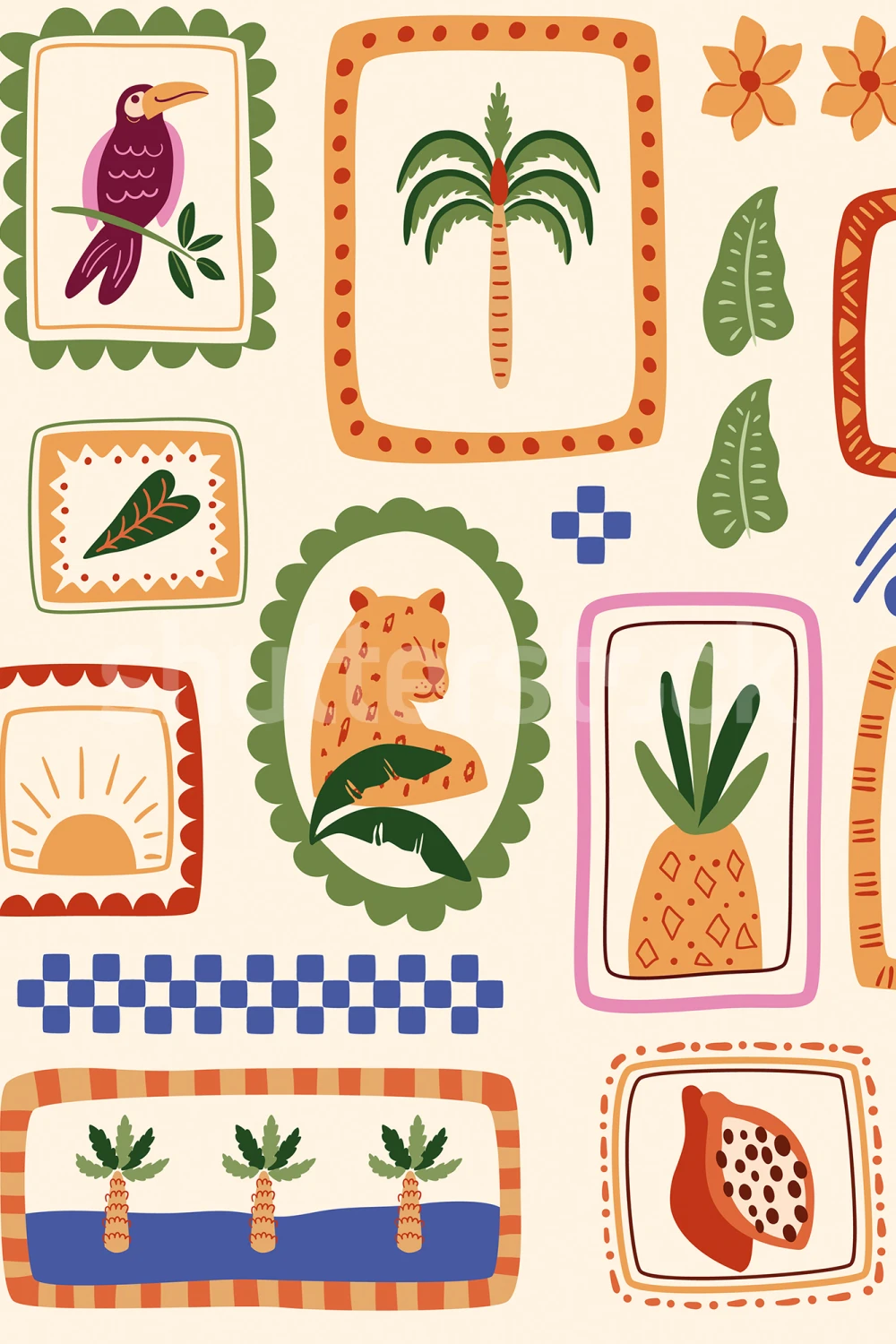 Wild Frames for Vibrant Walls