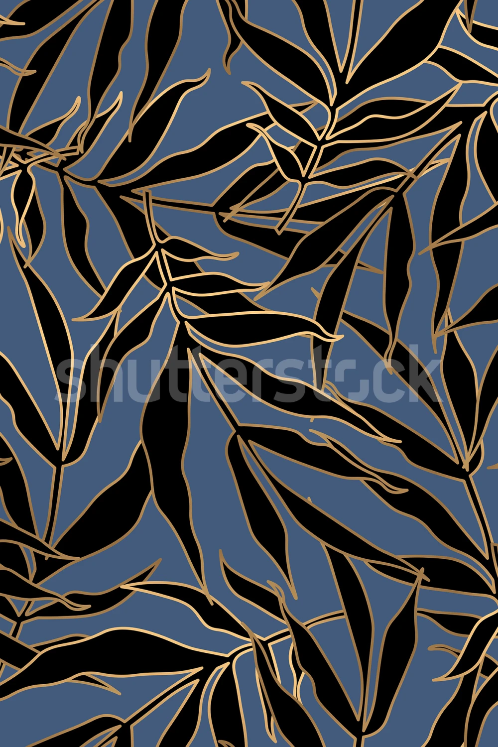 Adoptez la Nature avec des Feuilles Bleues Audacieuses