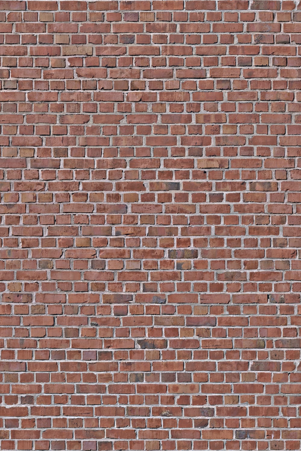 Realistic Red Brick Wallpaper Mural