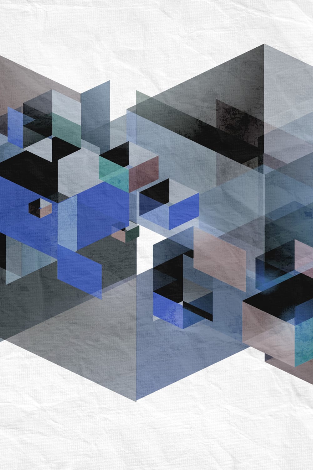 Fractal, Blue