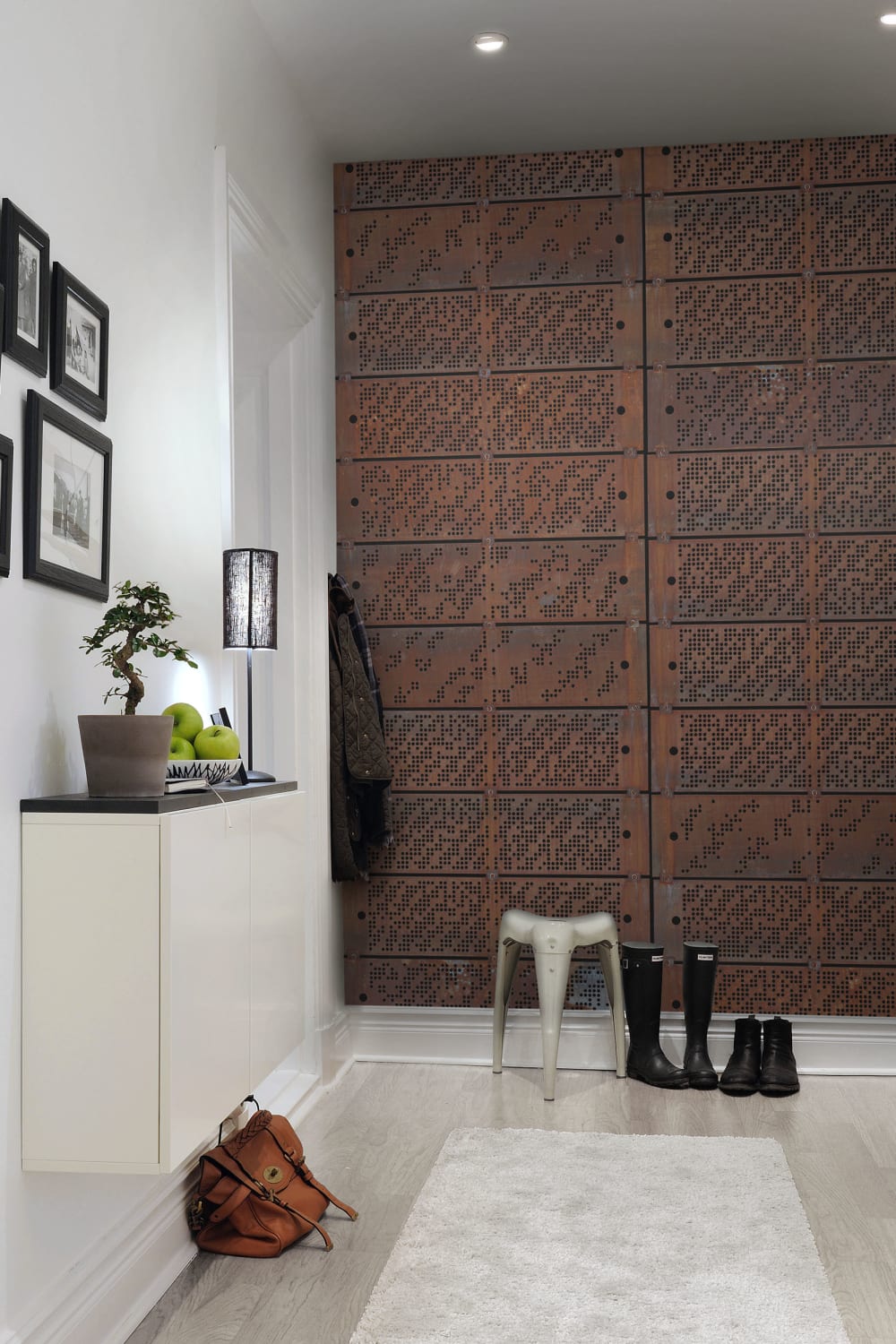 Rusty steel plates wallpaper