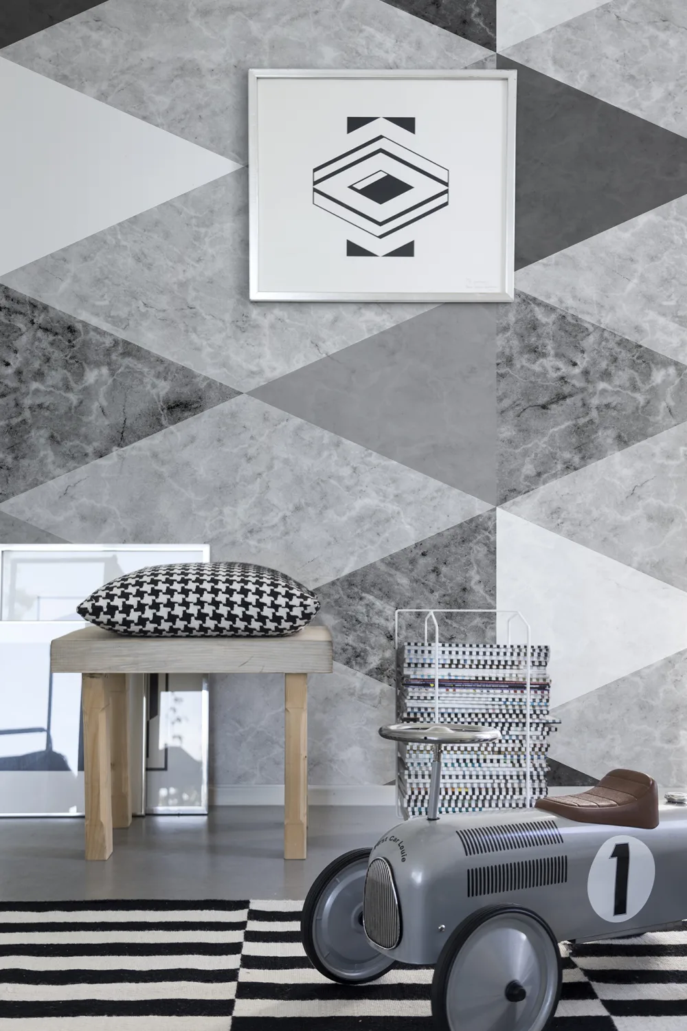 Geometryczny marmur
