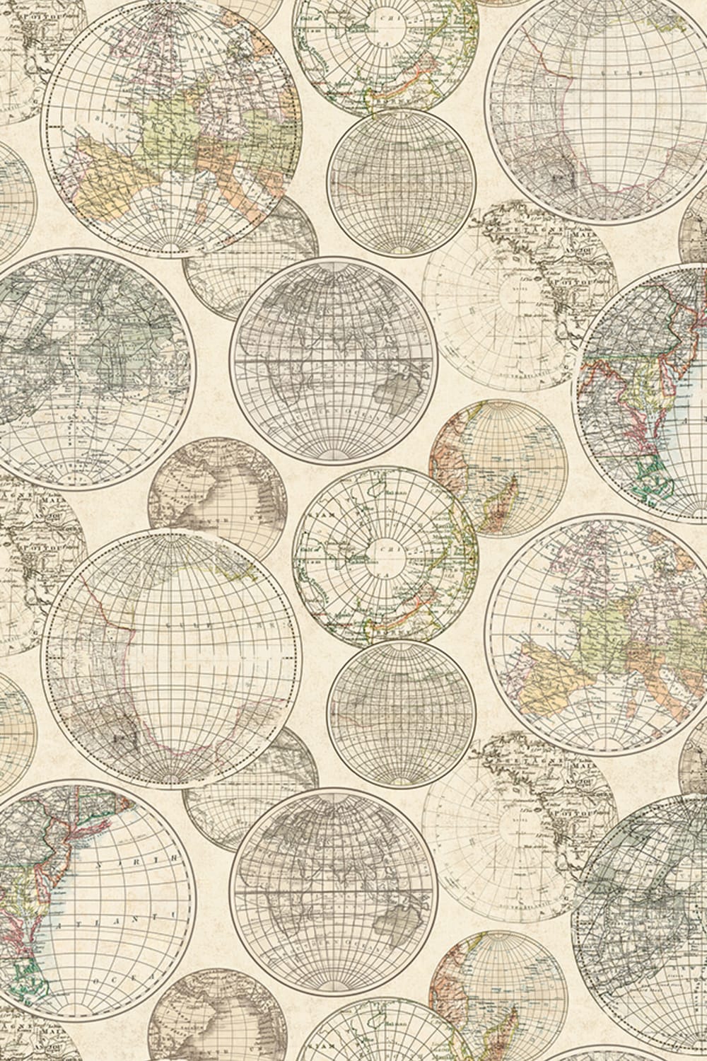 Une collection de globes