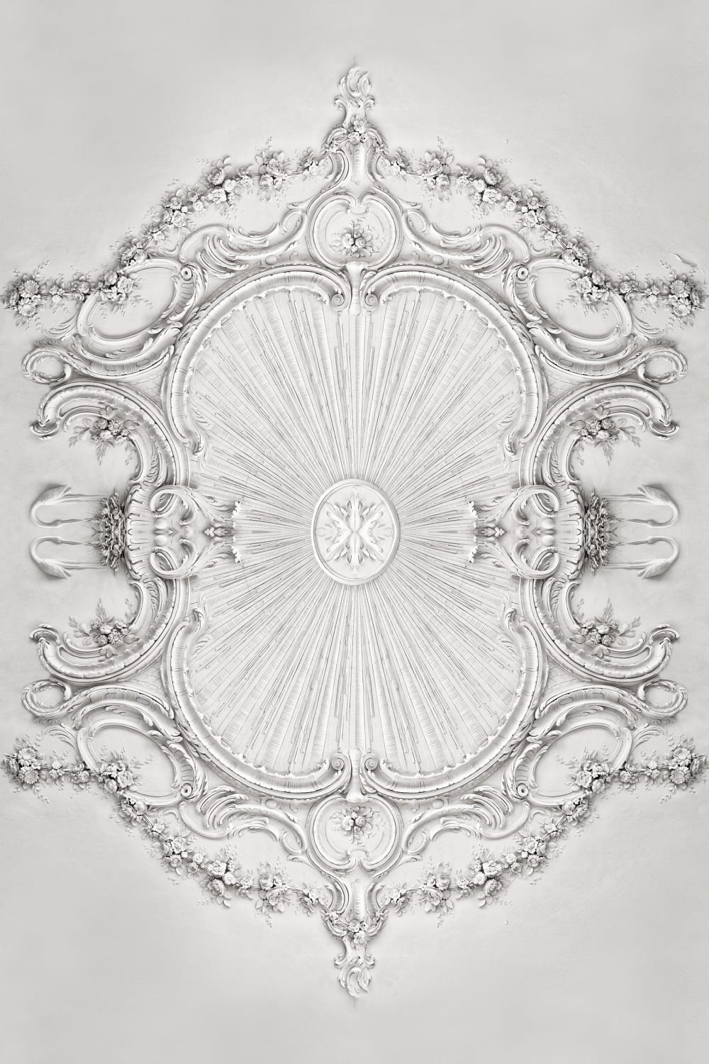 Stucco in the ceiling